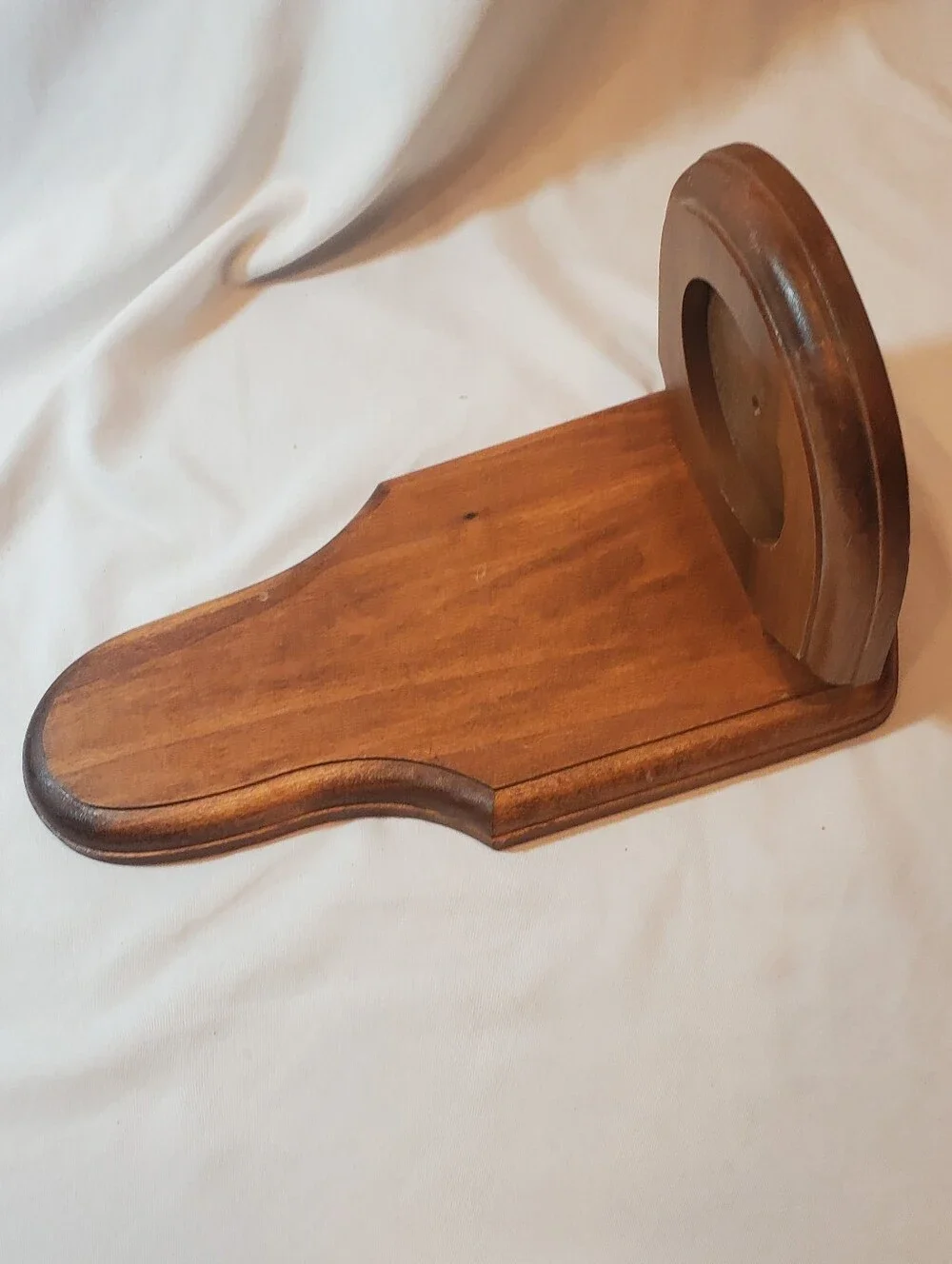 Home Interiors Homco Vtg Wood Wall Shelf Sconce Candle Holder For 3